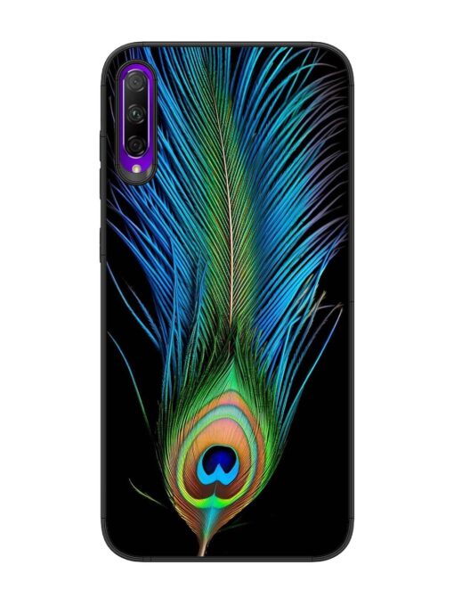 Peacock Feather Glossy Metal TPU Phone Cover for Honor 9X Pro Zapvi