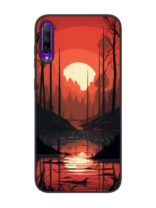 Natural Landscape Glossy Metal Phone Cover for Honor 9X Pro Zapvi