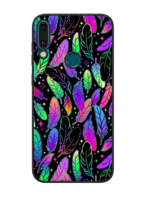 Bright Multi Colored Seamless Glossy Metal Phone Cover for Honor Y9 (2019) Zapvi