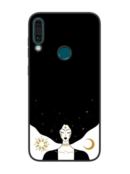 Mystical Vector Vintage Glossy Metal TPU Phone Cover for Honor Y9 (2019) Zapvi