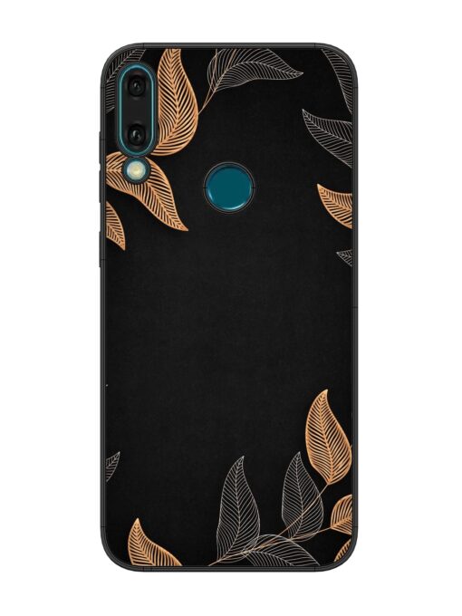 Foliage Art Glossy Metal Phone Cover for Honor Y9 (2019) Zapvi