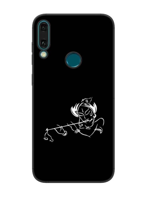 Krishna Flute Glossy Metal Phone Cover for Honor Y9 (2019) Zapvi