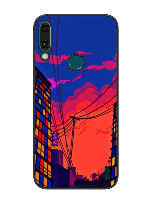 Metropolitan Area Glossy Metal Phone Cover for Honor Y9 (2019) Zapvi