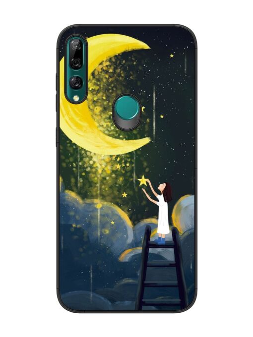 Moonlight Healing Night Illustration Glossy Metal TPU Phone Cover for Honor Y9 Prime Zapvi