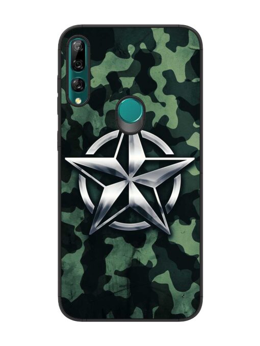 Indian Army Star Design Glossy Metal Phone Cover for Honor Y9 Prime Zapvi