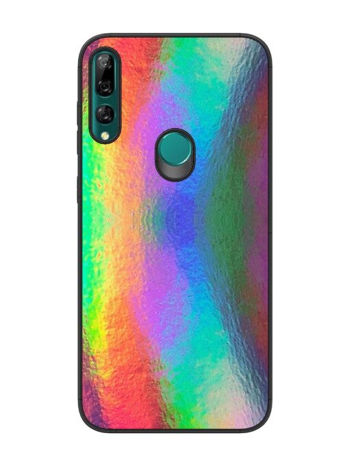 Colorful Holographic Background Glossy Metal TPU Phone Cover for Honor Y9 Prime Zapvi