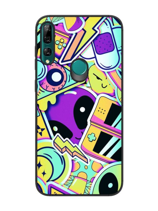 Scratch Art Glossy Metal Phone Cover for Honor Y9 Prime Zapvi