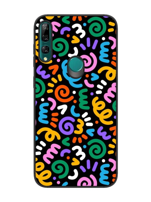 Colorful Seamless Vector Glossy Metal Phone Cover for Honor Y9 Prime Zapvi