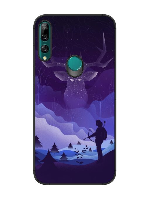 Deer Forest River Glossy Metal Phone Cover for Honor Y9 Prime Zapvi