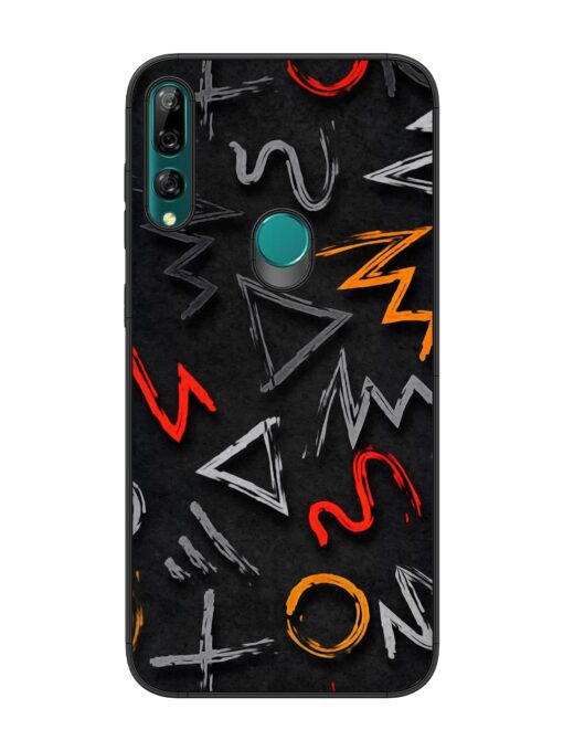 Grungy Graffiti Glossy Metal Phone Cover for Honor Y9 Prime Zapvi