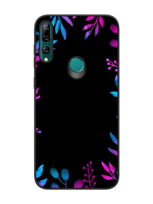 Flower Pattern Watercolor Glossy Metal Phone Cover for Honor Y9 Prime Zapvi