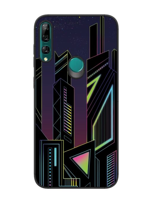 Neon Dreamscape Glossy Metal Phone Cover for Honor Y9 Prime Zapvi