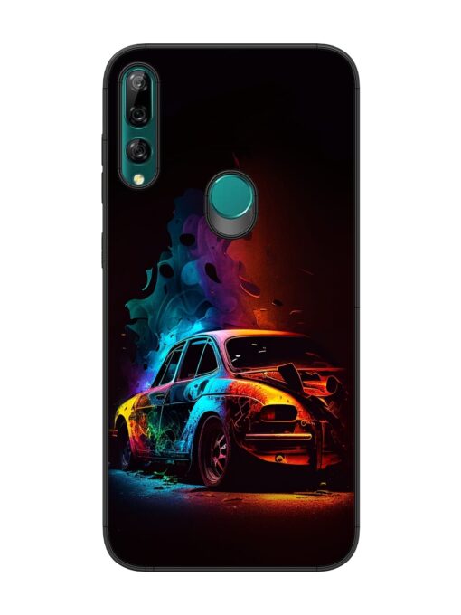 High Classic Car Art Glossy Metal Phone Cover for Honor Y9 Prime Zapvi