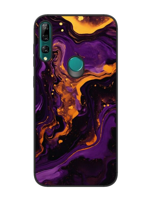 Painting Of A Purple Glossy Metal Phone Cover for Honor Y9 Prime Zapvi