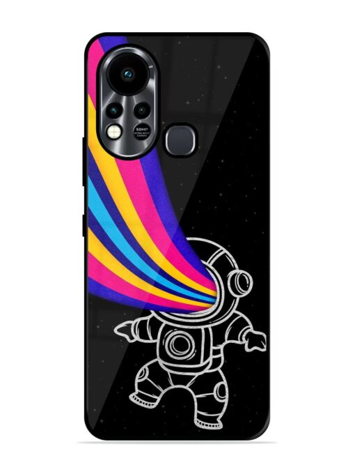 Astronaut Glossy Metal TPU Phone Cover for Infinix Hot 11S Zapvi