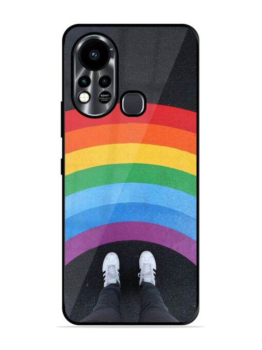 Legs Rainbow Glossy Metal TPU Phone Cover for Infinix Hot 11S Zapvi