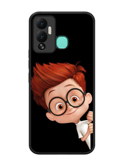 Smart Boy Cartoon Glossy Metal Phone Cover for Infinix Hot 12 Play Zapvi