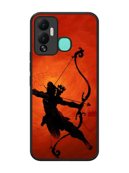 Illustration Lord Rama Glossy Metal Phone Cover for Infinix Hot 12 Play Zapvi