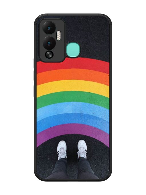 Legs Rainbow Glossy Metal TPU Phone Cover for Infinix Hot 12 Play Zapvi