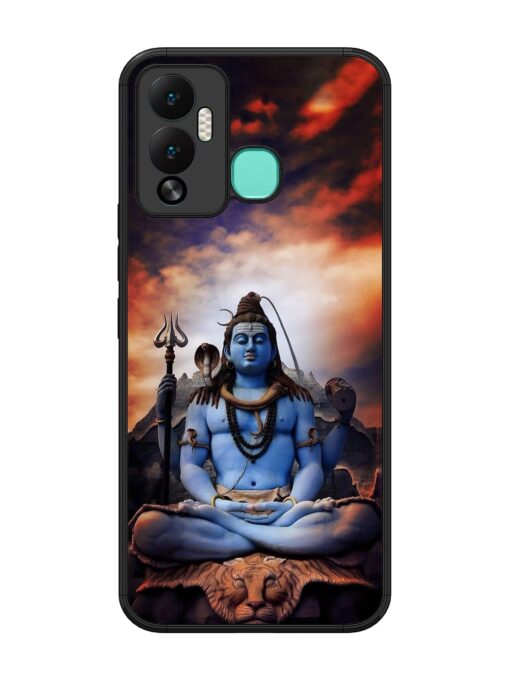 Jai Jai Shiv Glossy Metal Phone Cover for Infinix Hot 12 Play Zapvi