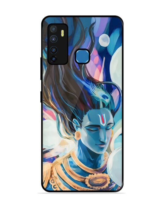 Bhagwan Sri Krishna Glossy Metal Phone Cover for Infinix Hot 9 Zapvi