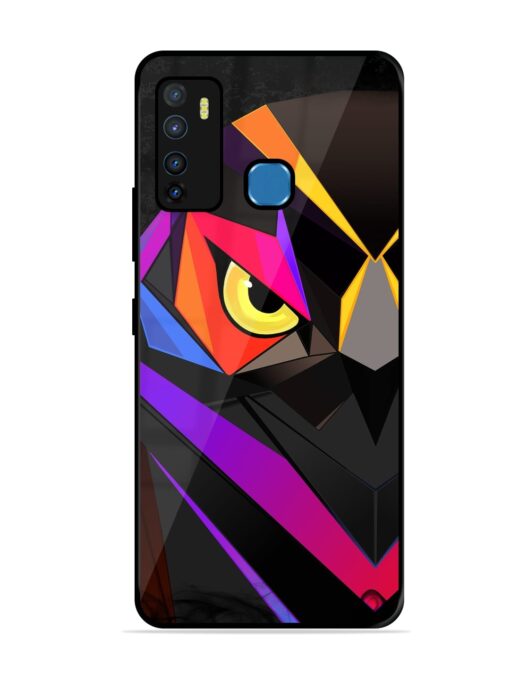 Wpap Owl Glossy Metal Phone Cover for Infinix Hot 9 Zapvi