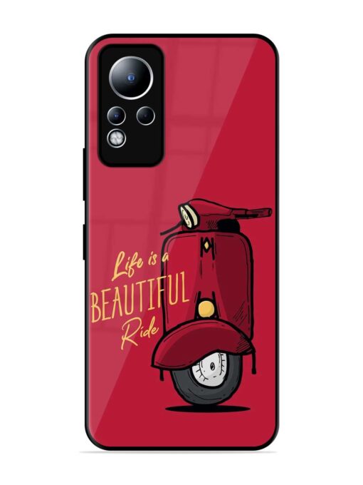 Life Is Beautiful Rides Glossy Metal Phone Cover for Infinix Note 11 Zapvi