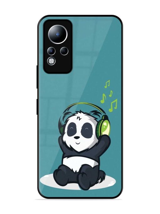 Music Panda Glossy Metal Phone Cover for Infinix Note 11 Zapvi