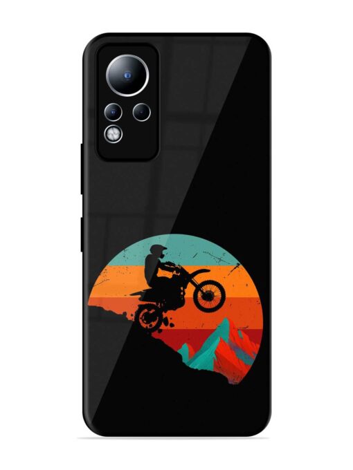 Mountain Bike Glossy Metal Phone Cover for Infinix Note 11 Zapvi