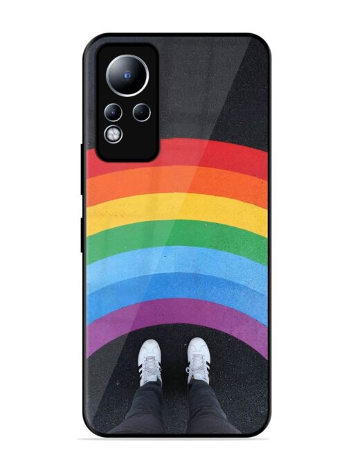 Legs Rainbow Glossy Metal TPU Phone Cover for Infinix Note 11 Zapvi