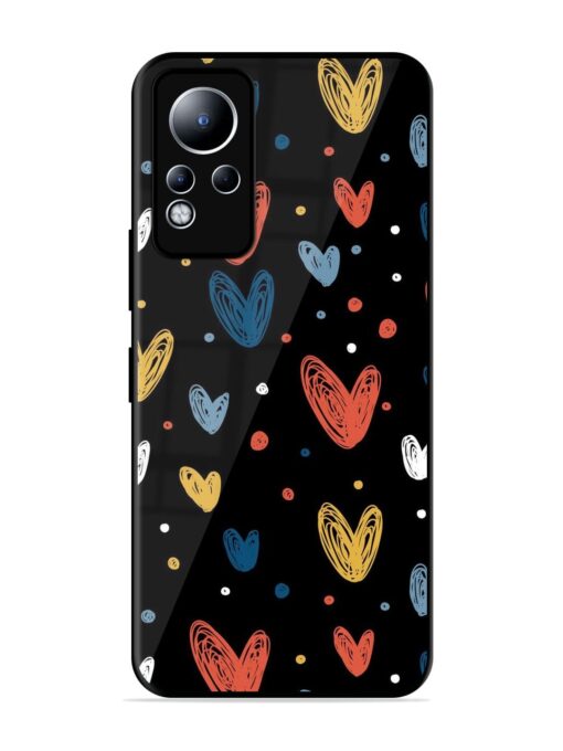 Happy Valentines Day Glossy Metal TPU Phone Cover for Infinix Note 11 Zapvi