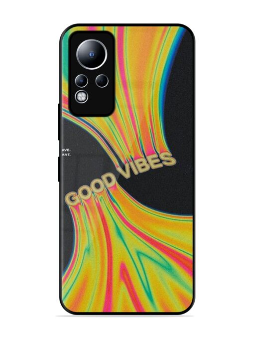 Good Vibes Glossy Metal Phone Cover for Infinix Note 11 Zapvi