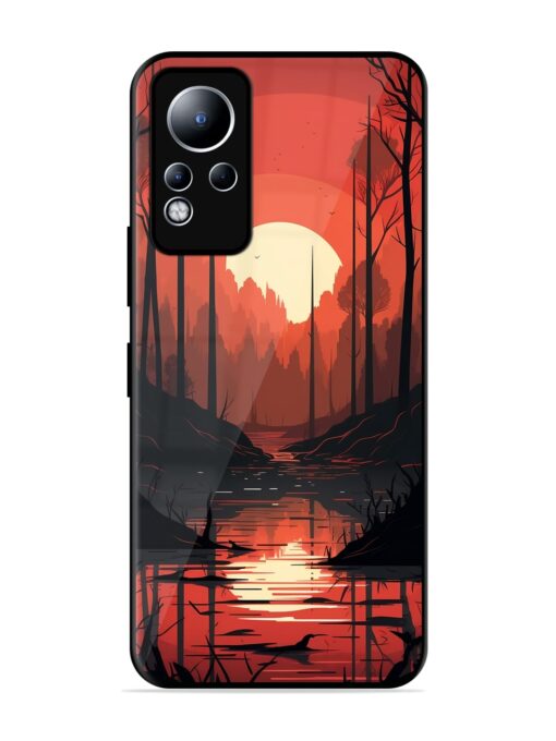 Natural Landscape Glossy Metal Phone Cover for Infinix Note 11 Zapvi