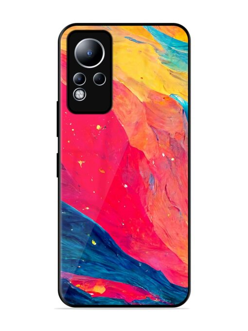 Starry Night Glossy Metal Phone Cover for Infinix Note 11 Zapvi