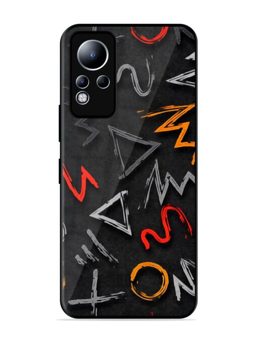 Grungy Graffiti Glossy Metal Phone Cover for Infinix Note 11 Zapvi