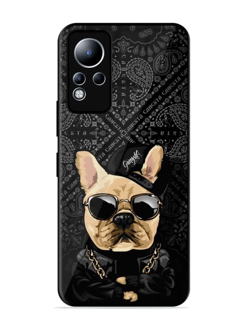 Gangsta Cool Sunmetales Dog Glossy Metal Phone Cover for Infinix Note 11 Zapvi