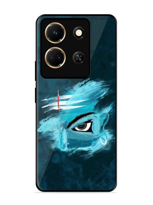 Lord Shiva Glossy Metal Phone Cover for Infinix Note 30 (5G) Zapvi