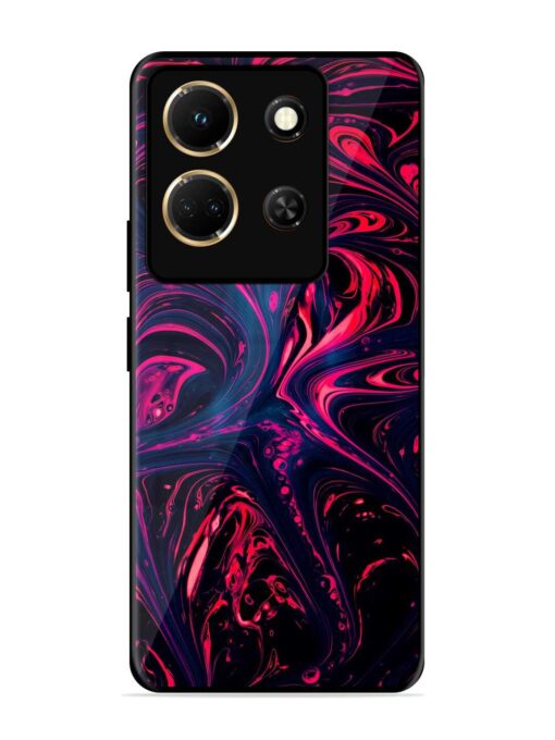 Abstract Background Glossy Metal Phone Cover for Infinix Note 30 (5G) Zapvi