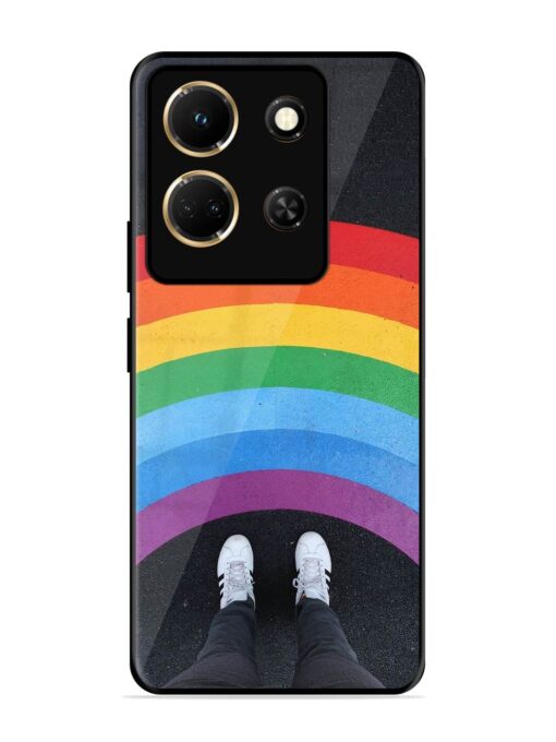 Legs Rainbow Glossy Metal TPU Phone Cover for Infinix Note 30 (5G) Zapvi