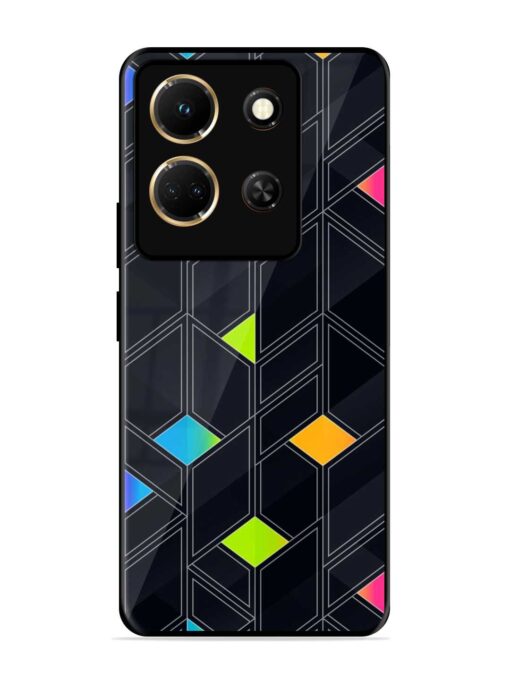 Abstract Mosaic Seamless Glossy Metal Phone Cover for Infinix Note 30 (5G) Zapvi