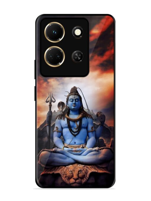 Jai Jai Shiv Glossy Metal Phone Cover for Infinix Note 30 (5G) Zapvi