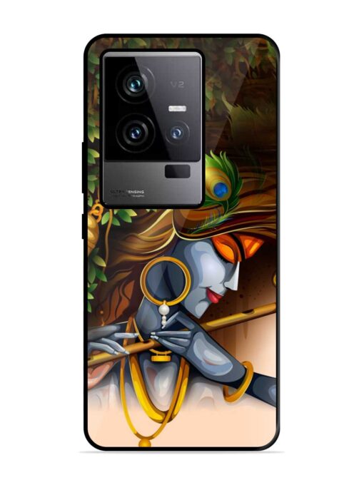 Krishna Glossy Metal Phone Cover for Iqoo 11 (5G) Zapvi