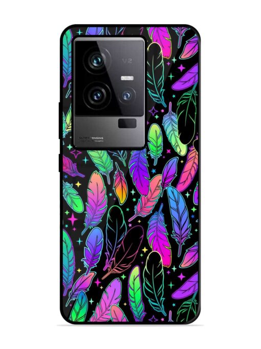 Bright Multi Colored Seamless Glossy Metal Phone Cover for Iqoo 11 (5G) Zapvi