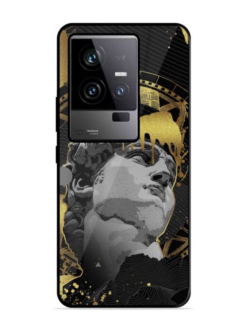 Roman Face Glossy Metal Phone Cover for Iqoo 11 (5G) Zapvi