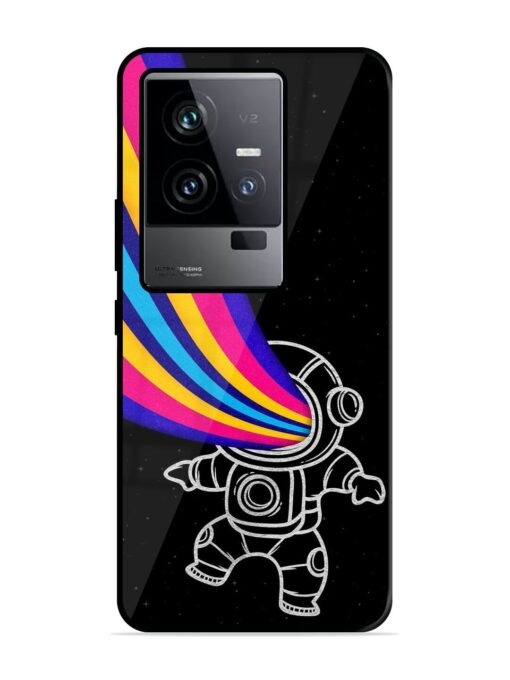 Astronaut Glossy Metal TPU Phone Cover for Iqoo 11 (5G) Zapvi