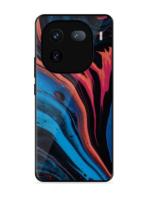 Liquefied Art Glossy Metal TPU Phone Cover for Iqoo 12 (5G) Zapvi