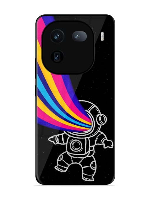 Astronaut Glossy Metal TPU Phone Cover for Iqoo 12 (5G) Zapvi