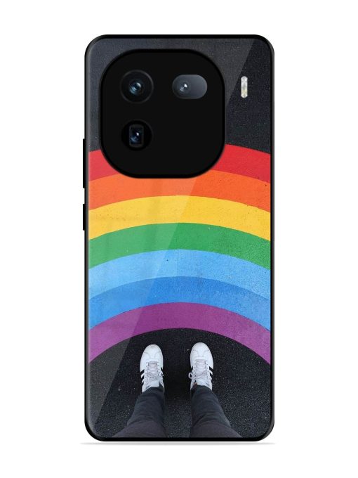 Legs Rainbow Glossy Metal TPU Phone Cover for Iqoo 12 (5G) Zapvi