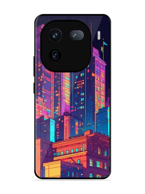 City View Glossy Metal Phone Cover for Iqoo 12 (5G) Zapvi