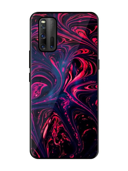 Abstract Background Glossy Metal Phone Cover for Iqoo 3 Zapvi